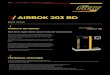 AIRBOK 203 BD - Fiac · 2021. 1. 21. · 2 T. +39 051 67 86 811 ˜ FIAC˚FIAC.IT ˜ TECHNICAL DATA Type Code LxPxH EAN CODE dB (A) l/min CFM m˜/h bar psi BSP HP kW mm in kg lb AIRBLOK