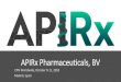 APIRx Pharmaceuticlas BV...Raphael Mechoulam and Yechiel Gaoni at the Weitzman Institute of Science in Israel. THC is scheduled by the UN Convention on Psychotropic Substances. It