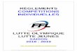 Club de Lutte de Belleu - Soissons - RÈGLEMENTS ......Réf 05-139-18 - Règlements compétitions individuelles 2018-2019 – Lutte Olympique & Lutte Jeunes - Edition juin 2018 - Page