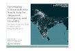 Leveraging Urbanization in South Asia for Improved …...• Avg cities per agglomeration from 3.92 to 4.89 • India, Pakistan & Sri Lanka well underway • Nepal, Bangladesh & Afghanistan