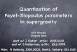 Quantization of Fayet-Iliopoulos parameters in supergravity › ~ersharpe › stanford-may11.pdfQuantization of Fayet-Iliopoulos parameters in supergravity Eric Sharpe Virginia Tech