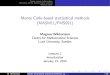 Monte Carlo-based stat1istical methods (MASM11/FMS091)...2 sequential Monte Carlo methods, and 3 Markov chain Monte Carlo methods and Bayesian inference. anoralexam. The nalmarkwill