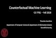 Counterfactual Machine Learning - Cornell Counterfactual Machine Learning CS 7792-Fall 2018 Thorsten