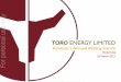 For personal use only - ASX › asxpdf › 20110324 › pdf › 41xmvgqz98q5nt.pdfMar 24, 2011  · This presentation has been prepared by Toro Energy Limited (“Toro”). The information