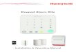 Keypad Alarm Kitsespares.blob.core.windows.net/emails/shared/Honeywell...4. Place the 1st Motion Sensor (supplied prelinked to Zone2) in the living room/lounge 5. Place the 2nd Motion