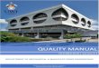 QUALITY MANUAL · 2020. 2. 20. · The UK-SPEC Chartered Engineering Technician, Incorporated Engineer and Chartered Engineer Standard, Third Edition, Engineering Council UK, Updated