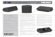 Point Source Speaker Data Sheet - NEXO · 2020. 1. 17. · The P8 speaker is a powerful high-technology versatile point source. P8 main features Extremely powerful (129 dB peak) point