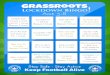 GrassrootsGrassroots Lockdown Bingo! Age 5-8 Stay Safe - Stay Active Keep Football Alive Dribble ball around a small area for 90 seconds (Repeat 4 times) Sit on the ball and stand