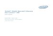 Intel® Math Kernel Library for Linux* OS User's Guide · 2018. 8. 9. · Chapter 11: Programming with Intel ® Math Kernel Library in the Eclipse* Integrated Development Environment