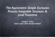 The Asymmetric Simple Exclusion Process: Integrable ...tracy/talks/ASEPtalkSeminar.pdfprocess (ASEP): Introduced in 1970 by Frank Spitzer in Interaction of Markov Processes Called