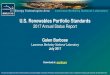 U.S. Renewables Portfolio Standards - Smart Energy Decisions · 2017. 7. 28. · U.S. Renewables Portfolio Standards 2017 Annual Status Report Galen Barbose Lawrence Berkeley National