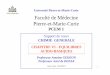 Faculté de Médecine Pierre-et-Marie-Curie · 2016. 12. 27. · 5 3. Constante d’équilibre dans les réactions acido-basiques. La constante d’équilibre K de toute réaction