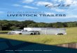 ALL-ALUMINUM LIVESTOCK TRAILERS...STK 6824 GN 6’8” x 24’ 10,400 3,820 (2) 7,000 STK 613 - Compact, great value (shown with optional fender) STANDARD SPECIFICATIONS POPULAR OPTIONS