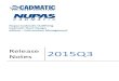 Nupas-Cadmatic Outfitting Cadmatic Plant Design eShare Information Management · 2015. 8. 27. · 22001155QQ33 3 1. NEW IN CADMATIC 2015Q3 The tools and features have been developed