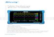 Micsig|Digital tablet oscilloscope|Handheld oscilloscope|Portable … · 2017. 3. 11. · CH3 CH2 Level CH3 Cursor CH2 Level CH3 12:07 uor 04 micsjg Measure Save Common Edge Source