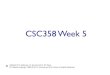 CSC358 Week 5ylzhang/csc358/files/lec05.pdf · 2019. 5. 9. · Transport Layer3-3 Performance of rdt3.0 § rdt3.0 is correct, but performance stinks § e.g.: 1 Gbps link, 30 msRTT,