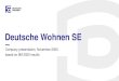 Deutsche Wohnen SEirpages2.eqs.com/.../20201113_9M_2020_Analyst_presentation_FINA… · 01 Highlights 02 Market and Portfolio 03 Financials and Outlook 04 Appendix Highlights 9M 2020