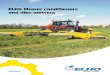 ELHO Mower conditioners and disc mowers · 2019. 7. 22. · surface of the field. The Hydro Balance system ensures that the suspension is at it´s best. HydroActive collision protection