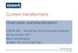 Current transformers Overview standardization · 2019. 6. 7. · IEC 61869-11 Additional requirements for low power and stand alone voltage sensors IEC 60044-7 IEC 61869-12 Additional