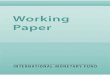 IMF Working Paper This is a · 2020. 4. 8. · Paul Masson, Julio Rotemberg, Ratna Sahay, and colleagues in the Research Department for helpful comments and suggestions. -2-Contents