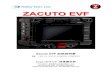Zacuto EVF 取扱説明書...*Zacutoトライ-マウント・システム（Zud および追 加8インチ・ロッド付） *Zacuto Z-Finder Pro2.5x（Z-Finder EVF Pro に標準装備）
