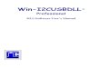 Win-I2CUSBDLL-Professional V3 DLL User's Manualv5).pdf• Win-I2CUSBDLL Professional DLL User’s Manual (this document) • Visual C++, Delphi, C++ Builder, and Visual Basic example