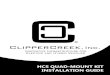 HCS QUAD-MOUNT KIT INSTALLATION GUIDE - ClipperCreek · 2019. 1. 30. · HCS QUAD PEDESTAL KIT INSTALLATION GUIDE ClipperCreek, Inc. Page 5 IMPORTANT SAFETY INSTRUCTIONS ClipperCreek