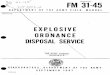 LOSIVE DSPOSAL - BITSbits.de/NRANEU/others/amd-us-archive/FM31-45(1967).pdf · 2018. 8. 6. · Explosive ordnance disposal procedures 7-7—7-16 66 IV. Establishing disposal areas