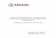 USAID Framework for Foreign Audit Environment Appraisal and … · 2019. 10. 1. · Board (IAASB) and the related International Standards on Auditing (ISA), although these ... at