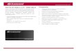 SATA III 6Gb/s 2.5 SSD MLC Features - Advantech · 2017. 9. 26. · ** 25 oC, test on ASUS P8Z68-M PRO, 4 GB, Windows® 7 Professional with AHCI mode, benchmark utility CrystalDiskMark