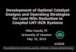 Development of Optimal Catalyst Designs and Operating Strategies … · 2014. 3. 27. · Development of Optimal Catalyst Designs and Operating Strategies for Lean NOx Reduction in