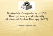 Dosimetric Comparison of HDR Brachytherapy and Intensity ...chapter.aapm.org/orv/meetings/spring2014/Wu - Dosimetric...Choose five T&O HDR Brachytherapy patients. Export 100% dose