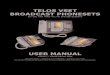 TELOS VSET BROADCAST PHONESETS - 7bd.com...The operation of the Telos VSet12 and VSet6 is determined by software. We routinely release new versions to add features and fix bugs. Check