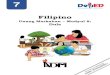 Filipino - esnchs.comesnchs.com/docs/Grade7_Filipino_Q1_Mod8_Dula.pdf · Unang Markahan – Modyul 8: Dula Unang Edisyon, 2020 Isinasaad sa Batas Republika 8293, Seksiyon 176 na: