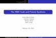 The RNA Code and Protein Synthesis _2014.pdfAnna Marie Fewer, Charles Chilaka, Tatsuo Izawa, Zack Laing The RNA Code and Protein Synthesis. Outline Introduction How the experiment