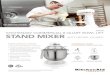 KSMC895 KITCHENAID COMMERCIAL 8-QUART BOWL ......COMMERCIAL 8-QUART BOWL LIFT STAND MIXER WITH BOWL GUARD KSMC895 POWER THROUGH YOUR DAY. • NSF-certified, high-efficiency 1.3HP motor*