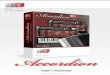 Ilya Efimov Accordion Manual · 2013. 3. 25. · The Bass & Harmony keyboard of a real accordion consists of six rows of 20 buttons each. Parts of the buttons are recessed for the