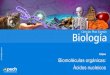 Biomoléculas orgánicas: Ácidos nucleicos · PDF file 2016. 3. 6. · 2. Ácidos nucleicos 2.1 Unidades básicas: nucleótidos Adenosin trifosfato (ATP): Esta molécula guarda en
