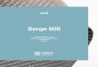 Serge 600 - Copaco · 2020. 11. 20. · weight g/m2 NF EN 12127 525 thickness mm ISO 2286-3 0,74 density yarn/cm warp ISO 7211/2 18 weft 14 colour fastness to artificial light ISO