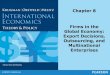 Chapter 8 Firms in the Global Economy: Export Decisions ......Chapter 8 Firms in the Global Economy: Export Decisions, Outsourcing, and Multinational Enterprises