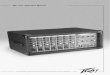 MP 600 om-1 - Peavey Electronics · PDF file 2020. 4. 23. · MP™ 600 POWERED MIXER Thank you for purchasing the Peavey MP™ 600! The MP™ 600 is a seven-channel mixer with a variety