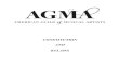 CONSTITUTION AND BYLAWS...AGMA’s Bylaws and Board resolutions. No member who works, has worked, or is about to No member who works, has worked, or is about to work under an AGMA
