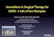 American Association for Thoracic Surgery (AATS) - Innovations … · 2017. 12. 29. · Comparing Antireflux Surgery and Omeprazole in Gastroesophageal Reflux Disease. Rectal Flatulence