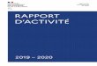 RAPPORT D’ACTIVITÉ - economie.gouv.fr · 2020. 10. 26. · 4 Rapport d’activité 2019 – 2020 de l’APE ont été injectés dans notre économie en quelques mois au travers