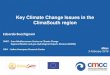 Key Climate Change Issues in the ClimaSouth region...runoff, and evapotranspiration have already occurred. In the future, agricultural areas are projected to shrink with consequent