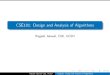 CSE101: Design and Analysis of Algorithmscseweb.ucsd.edu/~rajaiswal/Winter2020/cse101/Slides/Week-01/lec … · 2;:::;v k such that for any consecutive pair of vertices v i;v i+1,