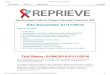 Site Newsletter 01/11/2016 - REPRIEVE Trial...Trial Status: 01/04/201601/11/2016 As of 1/8/16 there are 74 sites activated, 1231 screening visits completed and 813 participants randomized