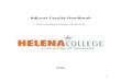 Adjunct Faculty Handbook - · PDF file The purpose of this handbook is to provide Adjunct Faculty members of Helena College University of Montana (Helena College) with a guide to both