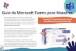 Guía de Microsoft Teams para Maestros...Como muchos maestros hoy en día, de repente estás enseñando de manera virtual. La escuela en línea presenta muchos desafíos tanto para