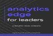 Analytics Edge for Leaders w/ back page ... Analytics Edge for Leaders w/ back page Author Katie Walker
